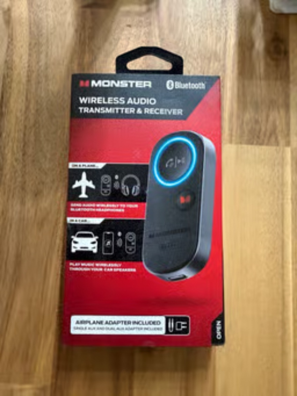 Monster Rechargeable Bluetooth Transmitter and Receiver